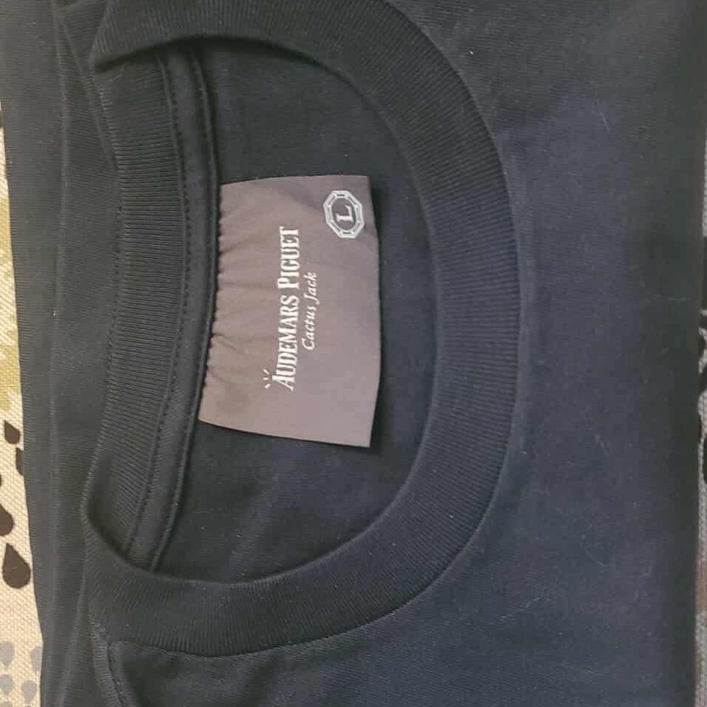 Audemars Piguet Black Crew Neck T-Shirt